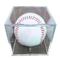 Square Clear Box Moisture Dustproof UV Protected Acrylic Cube Baseball Holde Baseball Display Case